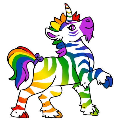 Rainbow Zebracorn