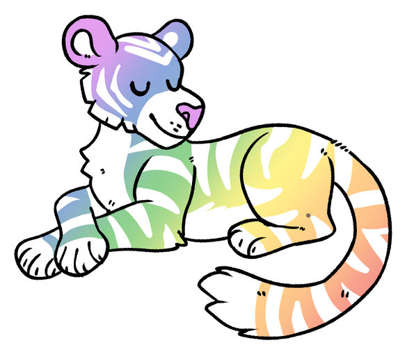 Rainbow Tiger (SOLD OUT)