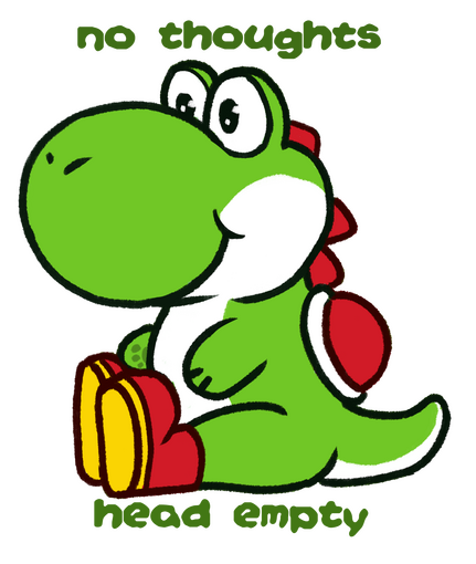 No Thoughts Head Yoshi